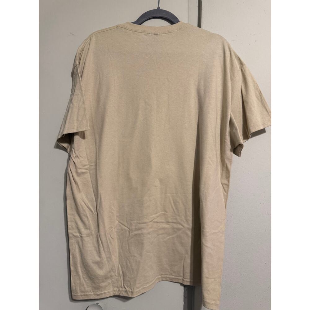 LA Bow Graphic T-Shirt Sand Color Pink Coquette Aesthetic Size Small - Picture 6 of 6